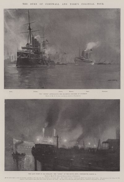 El Duque de Cornwall y la gira colonial de York de Fred T. Jane